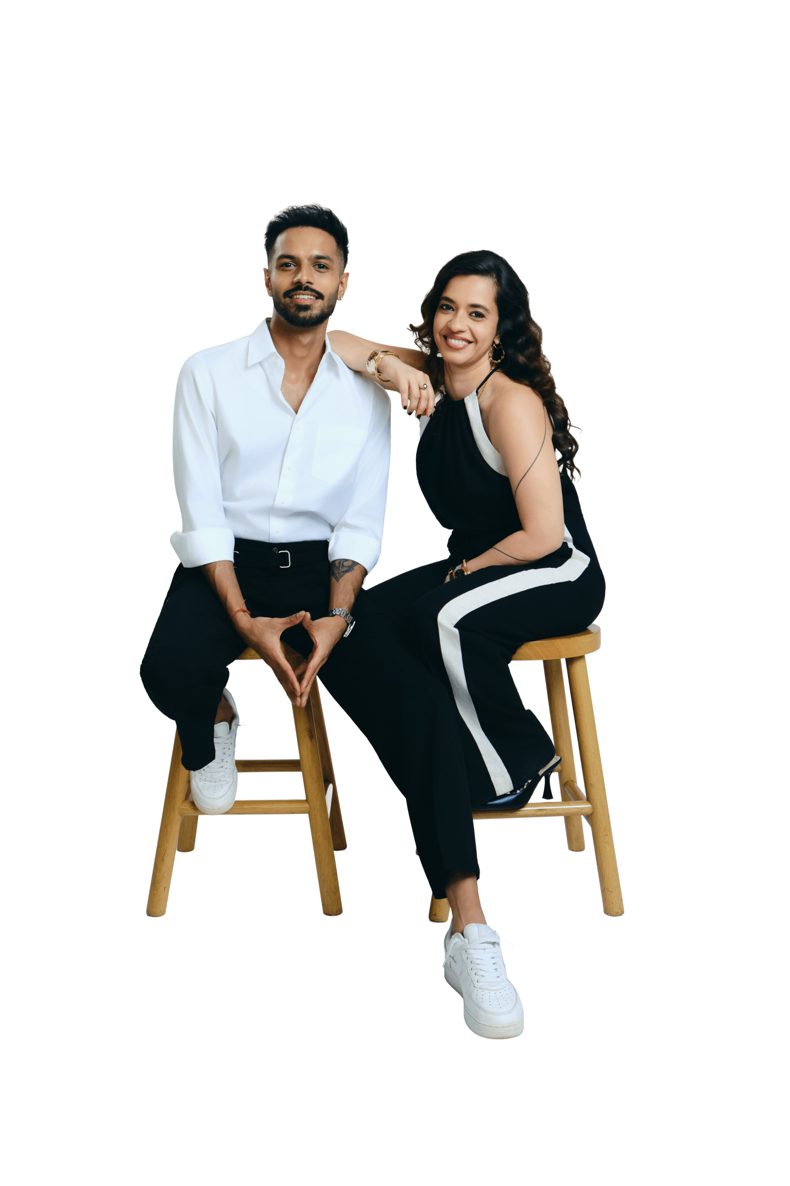 Karan and Rashi, SIX6R's founders